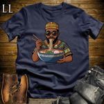 African Ramen T Shirt Navy | Funny African Foodie Tee