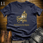 Dad Powered By Cigars Softstyle Tee Navy | Funny Cigar Dad Tee