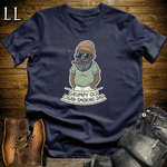 Grumpy Old Cigar Smoking Dad Softstyle Tee Navy | Funny Grumpy Cigar Dad Tee