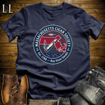 Massachusetts Cigar Society Softstyle T Shirt Navy | Cigar Lover Gift Tee