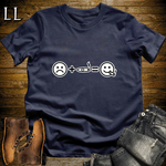 Me And Cigar Equals Happy Softstyle T Shirt Navy | Funny Cigar Tee