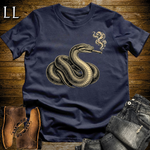 Vintage Cigar Anaconda Softstyle T Shirt Navy | Cigar Anaconda Tee