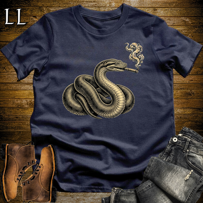 Vintage Cigar Anaconda Softstyle T Shirt Navy | Cigar Anaconda Tee