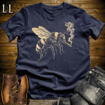 Vintage Cigar Bumblebee Softstyle T Shirt Navy | Cigar Bumblebee Tee