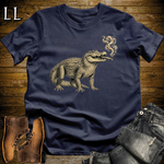 Vintage Cigar Crocodile Softstyle T Shirt Navy | Cigar Lover Tee