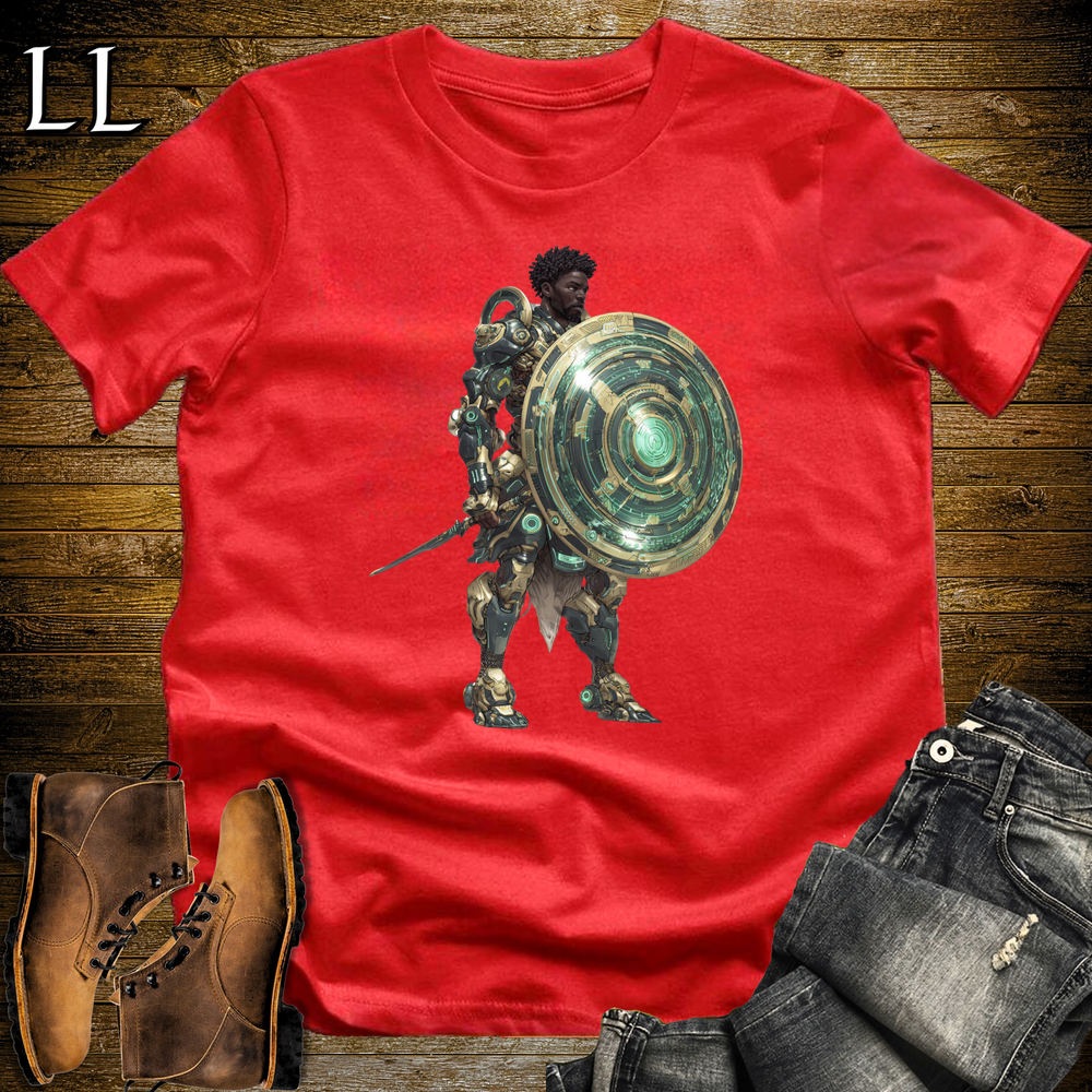 African Emerald Shield Warrior - Red