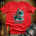 Tano African God Softstyle Tee Red | Akan River Warrior God Tee