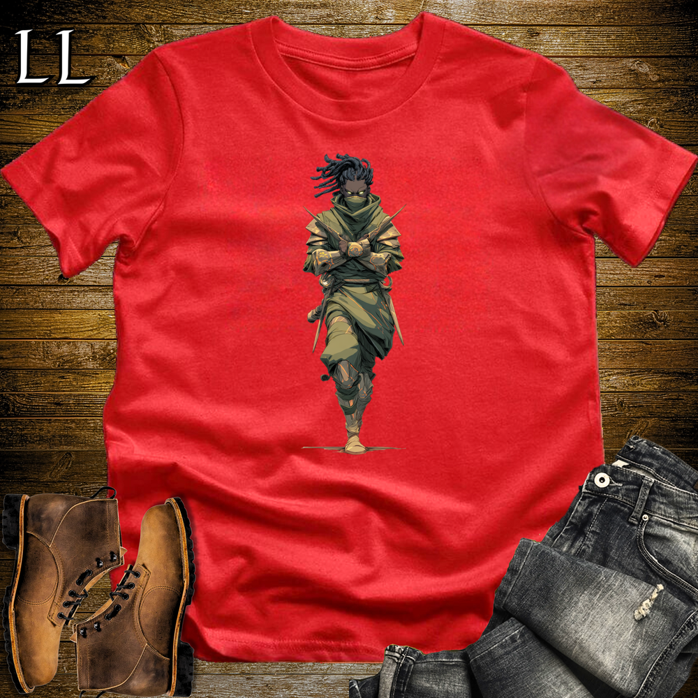 African Desert Assassin Softstyle Tee Red | African Warrior Tee