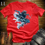 African Lightning Blade Assassin Softstyle Tee Red | African Warrior Tee