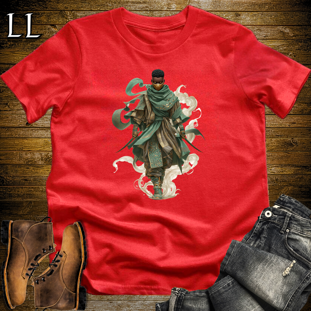 African Desert Wind Assassin Softstyle Tee Red | African Warrior Tee