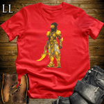African Yellow Sapphire Warrior Softstyle Tee - Red