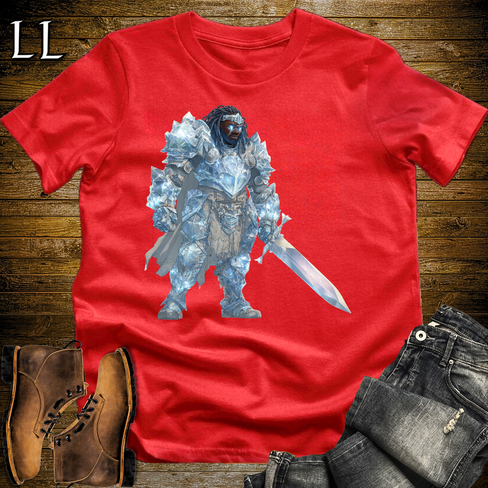 African Diamond Armor King Softstyle Tee Red | African Royal Warrior