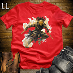 African Tribal Mask Assassin Softstyle Tee Red | African Warrior Tee