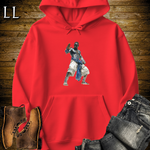 African Dambe Champion Hooded Sweatshirt Red | Boxing Champion