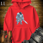 African Diamond Armor King Hooded Sweatshirt Red | Diamond Armor King