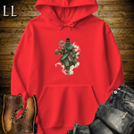 African Desert Wind Assassin Hooded Sweatshirt Red | African Warrior Hoodie