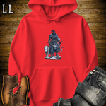 African Snow Leopard Assassin Hooded Sweatshirt Red | African Warrior Hoodie