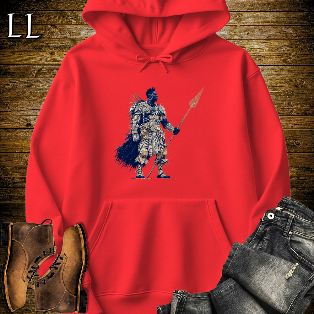 African Royal Bonespear Master Hooded Sweatshirt - Red