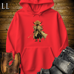 African Golden Samurai King Red | African Warrior Hoodie