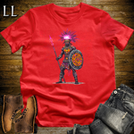 African 16 Bit Zulu Spear King Red | Zulu Warrior Tee
