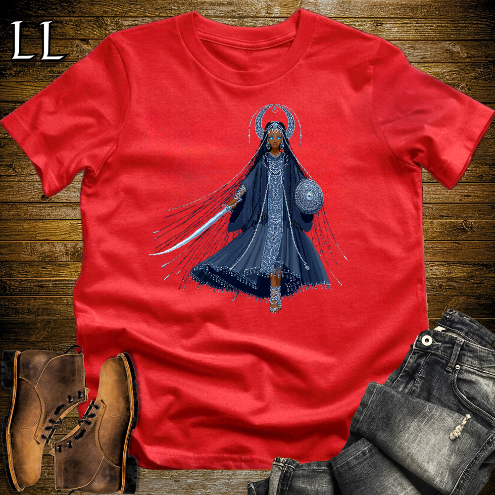 African 16 Bit Moon Queen Red | African Queen Tee