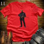 African 16 Bit Hitman Sniper Red | African Warrior Tee
