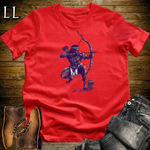 African 16 Bit Bow Warrior Red | African Warrior Tee