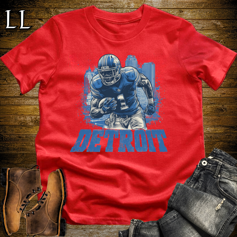 Detroit Lions Shirt Red | NFL Fan Tee
