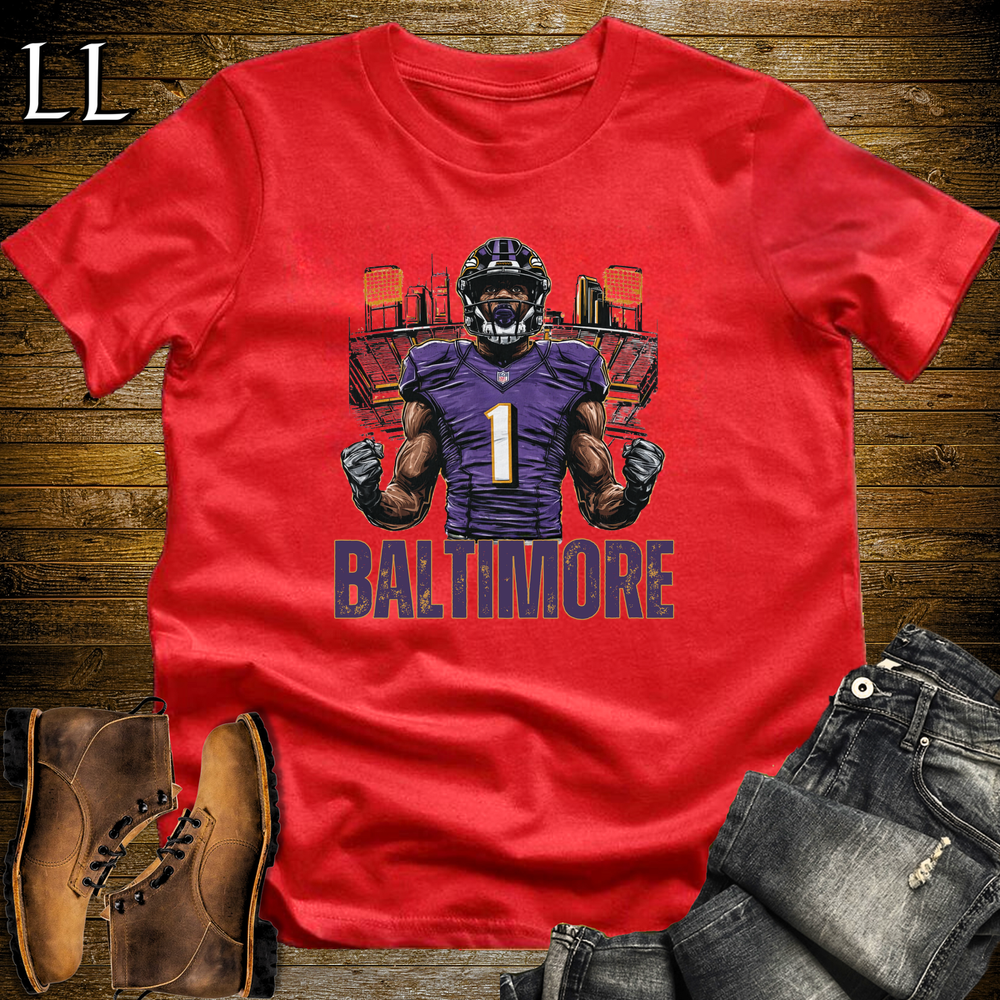 Baltimore Ravens Shirt Red | NFL Fan Tee