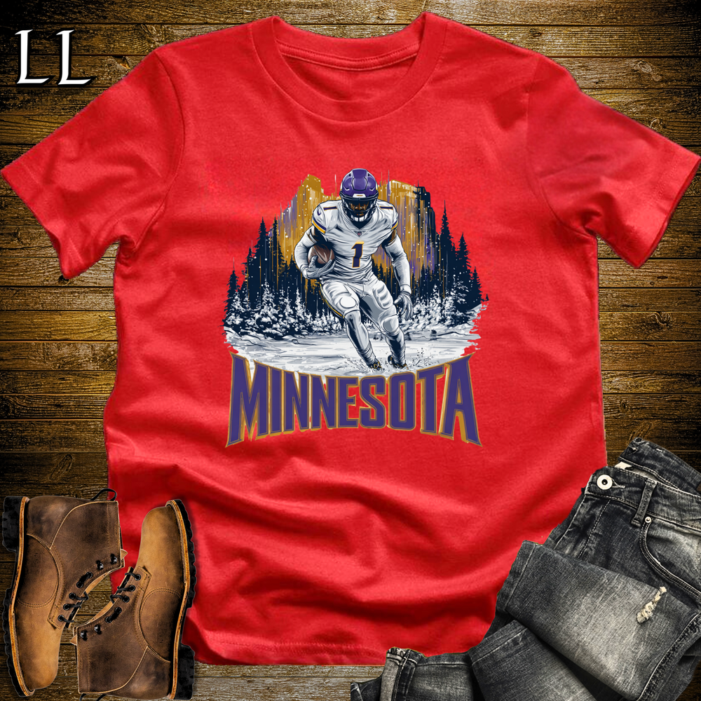 Minnesota Vikings Shirt Red | NFL Fan Tee