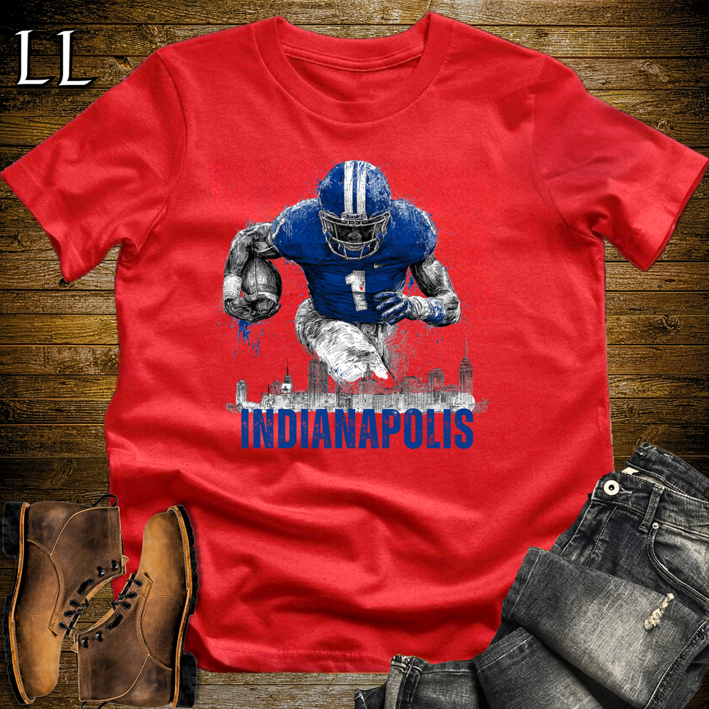 Colts Football Shirt Red | Indianapolis Fan Tee
