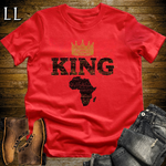 King Africa Softstyle T Shirt Red | African King Pride Tee