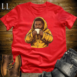 African Coffee Time T Shirt Red | Coffee Lover African Tee