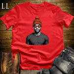 African Orange Beanie T Shirt Red | Cool African Tee