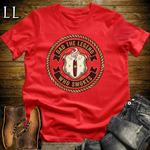 Dad The Legend Who Smokes Cigar Softstyle Tee Red | Cigar Smoking Dad Tee
