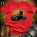 A Dad Like Me Is Hard To Find Cigar Softstyle Tee Red | Cigar Dad Slogan Tee
