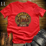 Worlds 1 Dad Cigar Softstyle Tee Red | Best Cigar Dad Tee