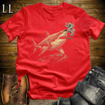 Vintage Cigar Shark Softstyle T Shirt Red | Funny Cigar Shirt