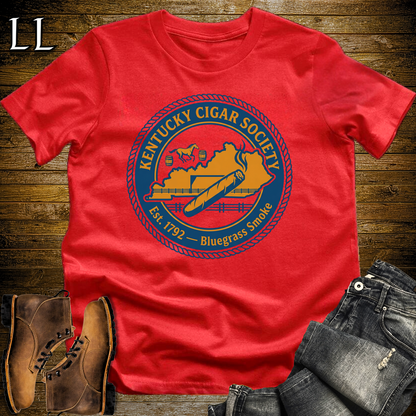 Kentucky Cigar Society Softstyle T Shirt Red | Cigar Lover Gift Tee