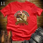 Cigars Bourbon Freedom 1776 Softstyle T Shirt - Red