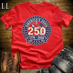 Americas 250 Cigar Badge Softstyle T Shirt - Red