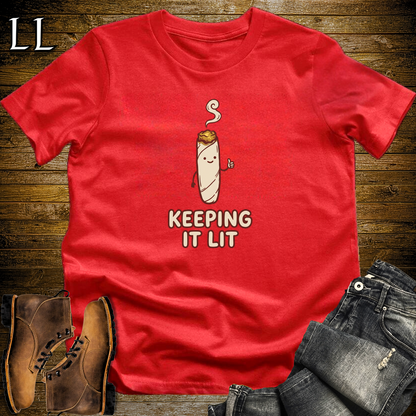 Cigar Keeping It Lit Softstyle T Shirt Red | Cigar Lover Tee