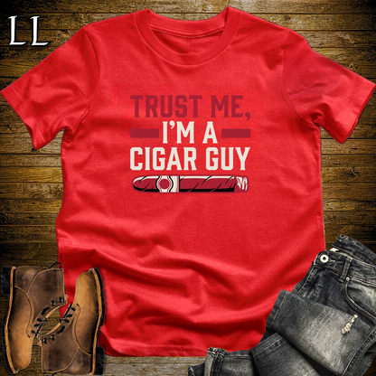 Trust Me Im A Cigar Guy Softstyle T Shirt Red | Funny Cigar Tee