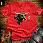 Vintage Cigar Texas Longhorn Softstyle T Shirt Red | Vintage Texas Longhorn Cigar Tee