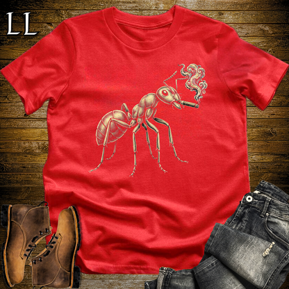 Vintage Cigar Ant Softstyle T Shirt Red | Cigar Ant Tee