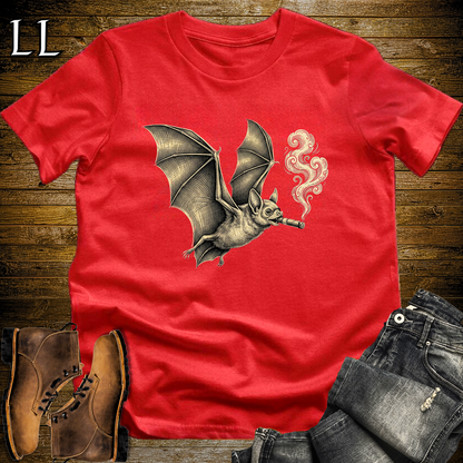 Vintage Cigar Bat Softstyle T Shirt Red | Cigar Bat Tee