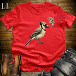 Vintage Cigar Blue Jay Softstyle T Shirt Red | Cigar Blue Jay Tee
