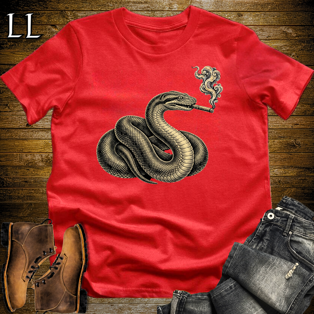 Vintage Cigar Anaconda Softstyle T Shirt Red | Cigar Anaconda Tee