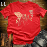 Vintage Cigar Bumblebee Softstyle T Shirt Red | Cigar Bumblebee Tee