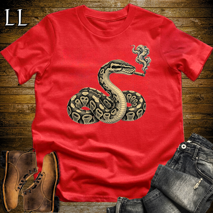 Vintage Cigar Ball Python Softstyle T Shirt Red | Cigar Ball Python Tee